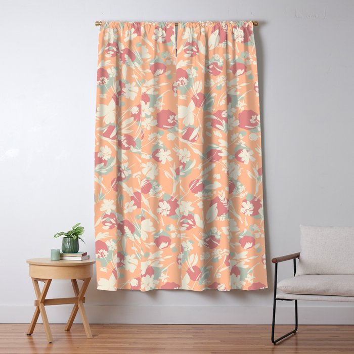 Abstract wild garden SM Window Curtain Gallery Image 5