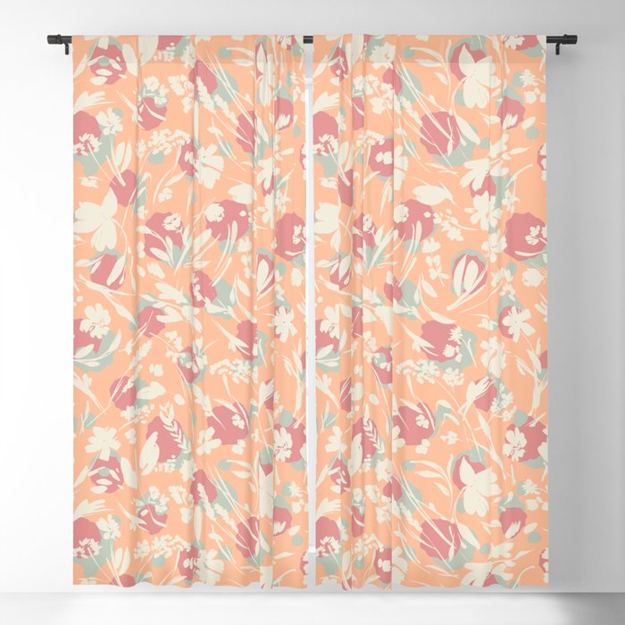 Abstract wild garden SM Window Curtain Gallery Image 1