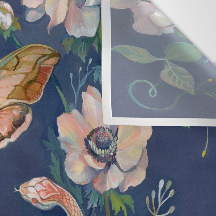 Snake Moth Mushroom  Wall Tapestry Gallery Image 3