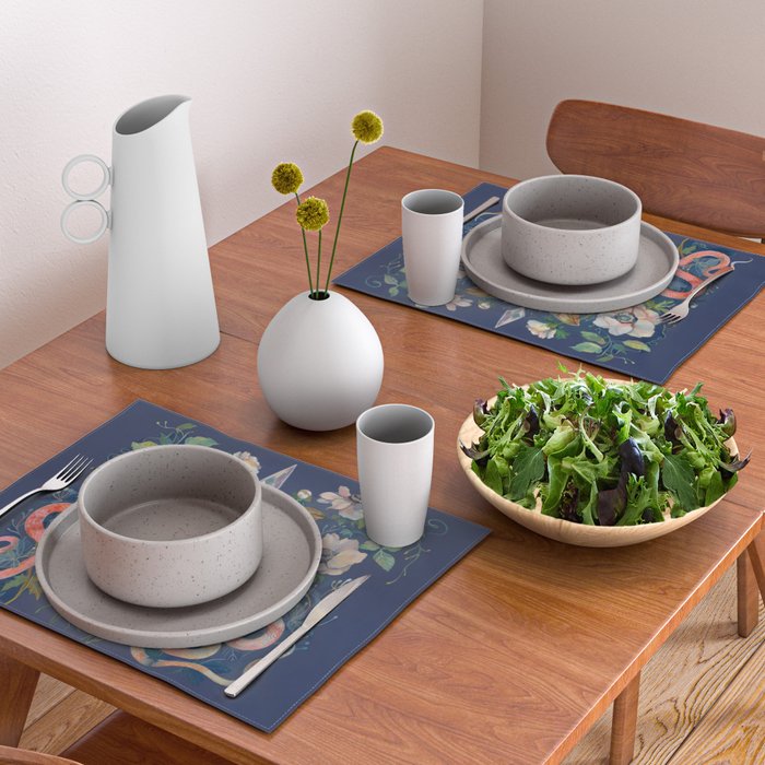 Snake Moth Mushroom  Placemat Gallery Image 2