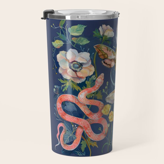 Snake Moth Mushroom  Travel Mug Gallery Image 3