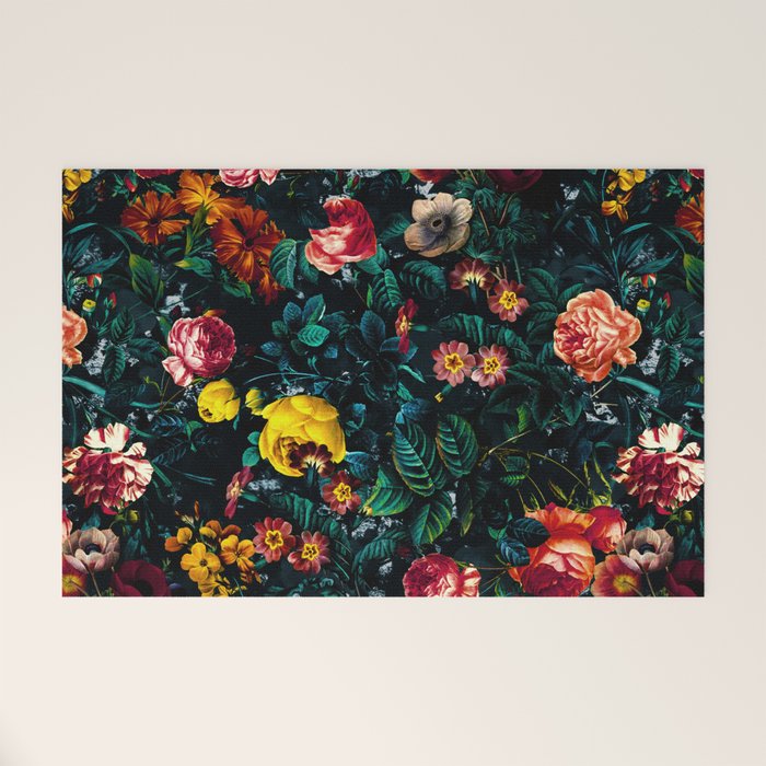 Night Garden XXX Welcome Mat Gallery Image 1