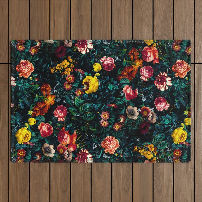 Night Garden XXX Outdoor Rug Gallery Image 1