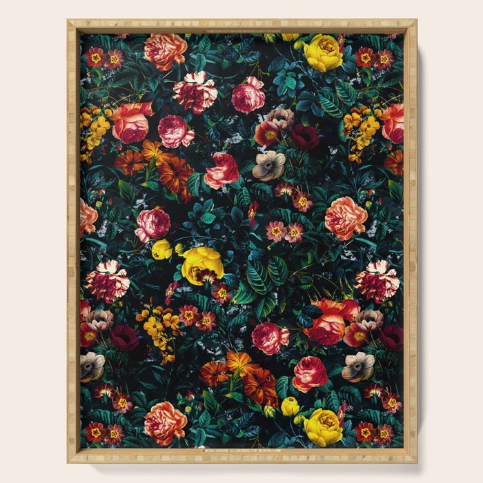 Night Garden XXX Serving Tray Gallery Image 1