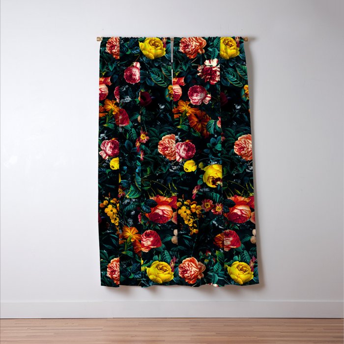 Night Garden XXX Window Curtain Gallery Image 3