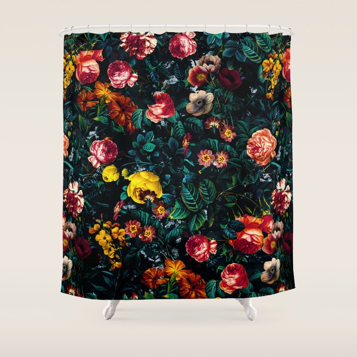Night Garden XXX Shower Curtain Gallery Image 1
