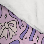 Purple Bow Print Comforter Gallery Image 4