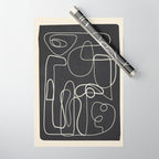 Lines in Space Wrapping Paper Gallery Image 1