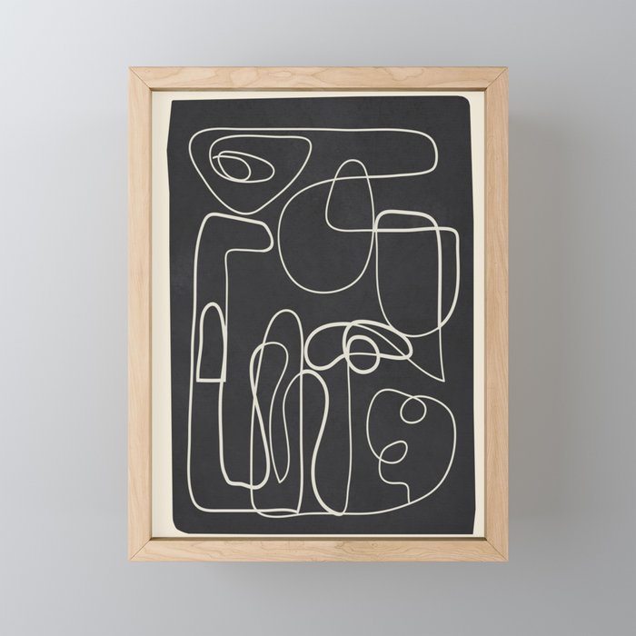 Lines in Space Mini Art Print Gallery Image 1