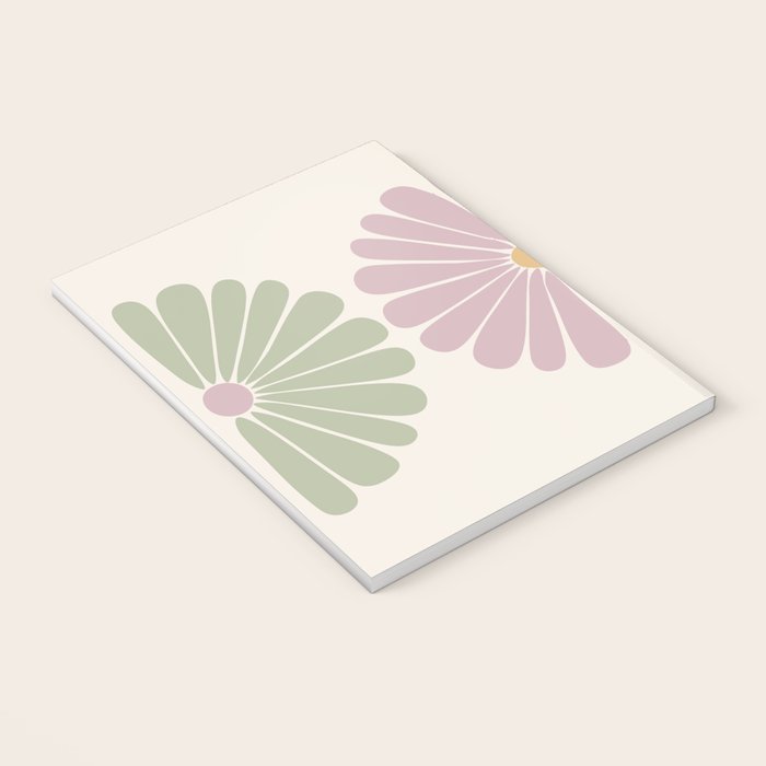 Retro Summer Daisies III Notebook Gallery Image 3