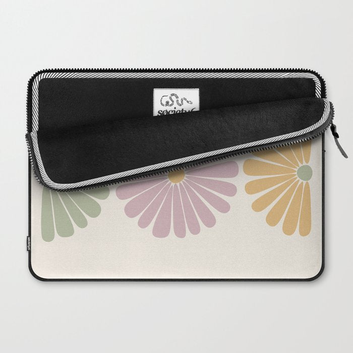 Retro Summer Daisies III Laptop Sleeve Gallery Image 2