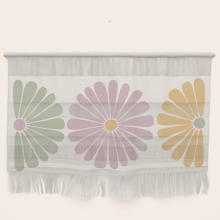 Retro Summer Daisies III Wall Hanging Gallery Image 1