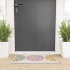Retro Summer Daisies III Welcome Mat Gallery Image 3