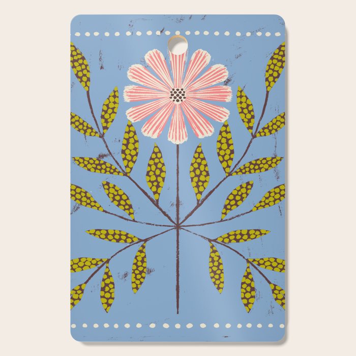 Blue Daisy Tile Cutting Board Gallery Image 1