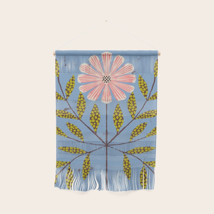 Blue Daisy Tile Wall Hanging Gallery Image 1