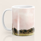 West Texas Sky After Sunset watercolor landscape painting Coffee Mug Gallery Image 3