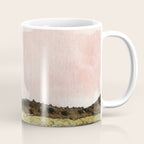 West Texas Sky After Sunset watercolor landscape painting Coffee Mug Gallery Image 1