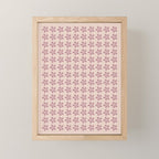 Blush Pink Floral Mini Art Print Gallery Image 1