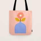 Modern Vase - Peach Tote Bag Gallery Image 1