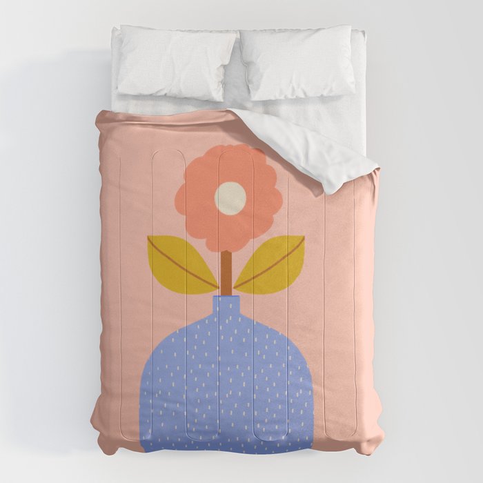Modern Vase - Peach Comforter Gallery Image 1