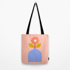 Modern Vase - Peach Tote Bag Gallery Image 2