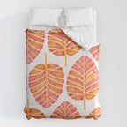 Elephant Ear Alocasia - Peach Palette Comforter Gallery Image 6