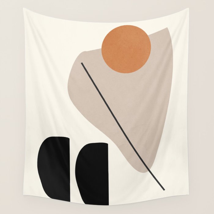 Abstract Shapes 61 Wall Tapestry Gallery Image 4