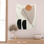 Abstract Shapes 61 Wall Tapestry Gallery Image 2