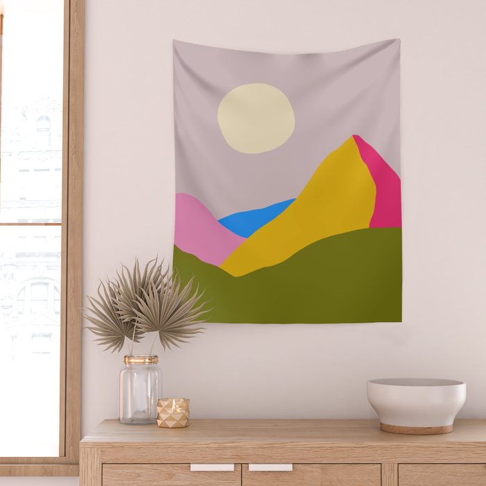Dirty Heat Landscape Wall Tapestry Gallery Image 2