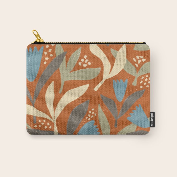 Hand Drawn Florals #1 Carry All Pouch Gallery Image 1