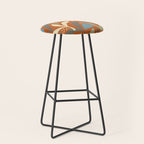 Hand Drawn Florals #1 Stool Gallery Image 1