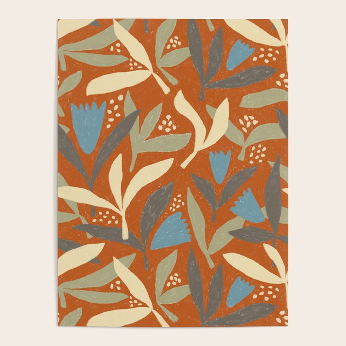 Hand Drawn Florals #1 Poster Gallery Image 4