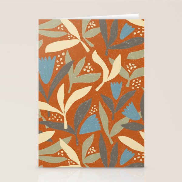 Hand Drawn Florals #1 Stationery Card Gallery Image 1