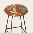Hand Drawn Florals #1 Stool Gallery Image 2
