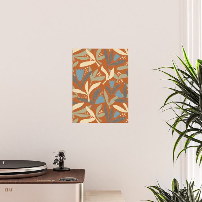 Hand Drawn Florals #1 Poster Gallery Image 2