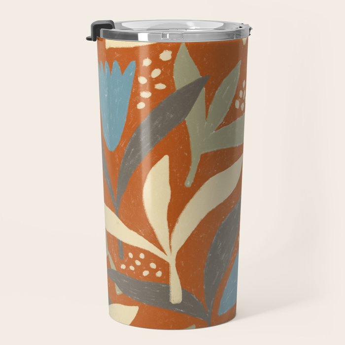 Hand Drawn Florals #1 Travel Mug Gallery Image 3