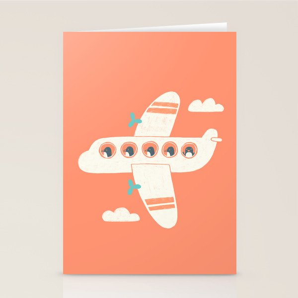 Penguin Airlines Stationery Card Gallery Image 2