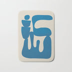 Modern Abstract Minimal Shapes 36 Bath Mat Gallery Image 1