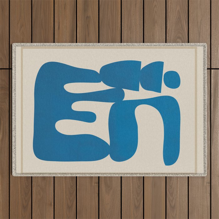 Modern Abstract Minimal Shapes 36 Outdoor Rug Gallery Image 1