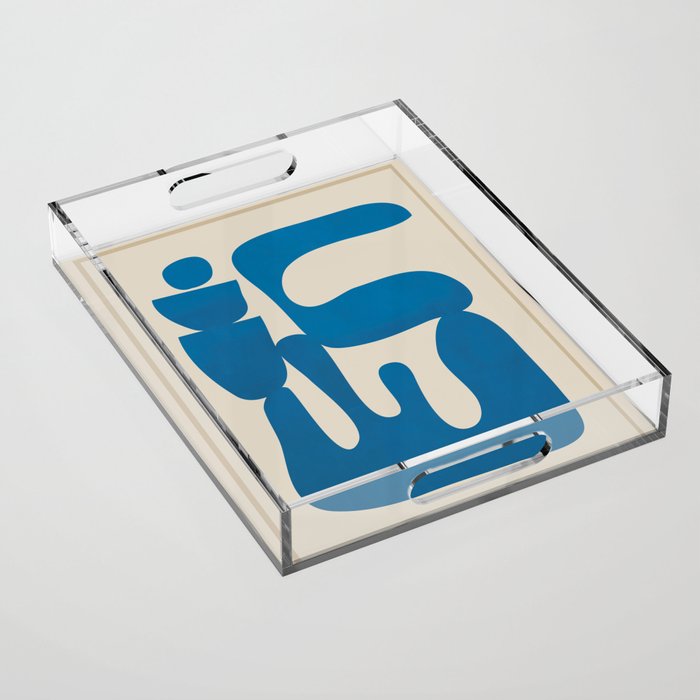 Modern Abstract Minimal Shapes 36 Acrylic Tray Gallery Image 1