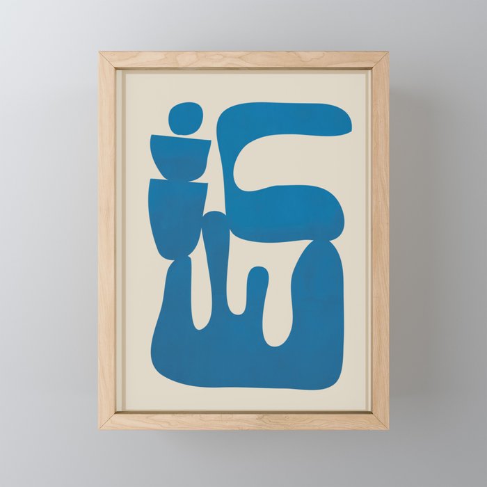 Modern Abstract Minimal Shapes 36 Mini Art Print Gallery Image 1