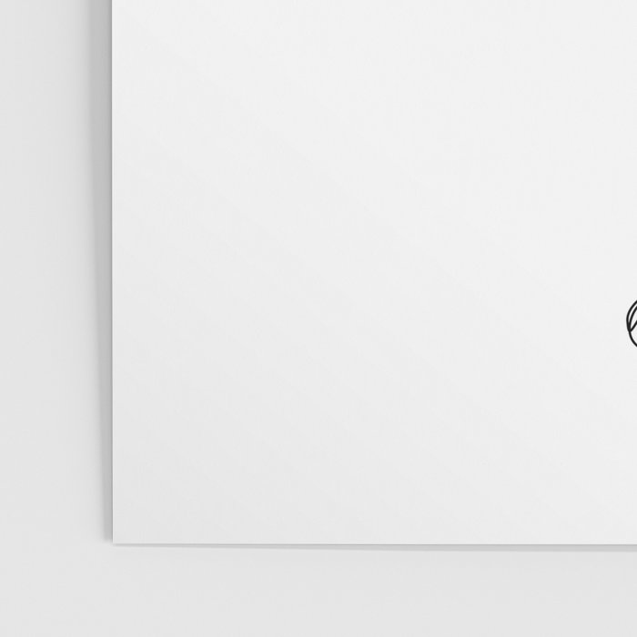 Cat and Owner Fist Bump Line Drawing Poster Gallery Image 3