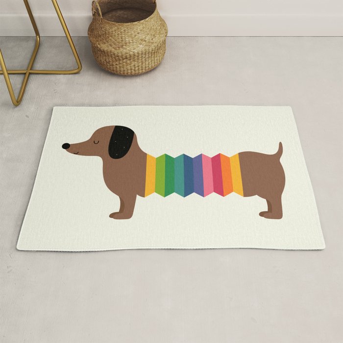 Rainbow Dooooog Rug Gallery Image 1
