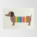 Rainbow Dooooog Rug Gallery Image 2