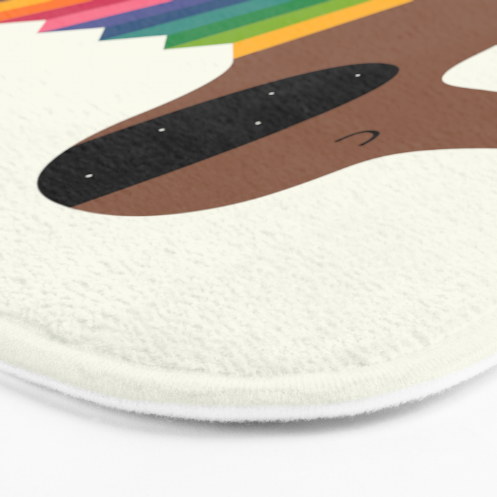 Rainbow Dooooog Bath Mat Gallery Image 3
