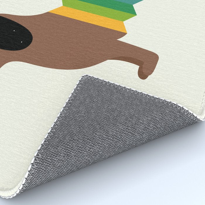 Rainbow Dooooog Rug Gallery Image 4