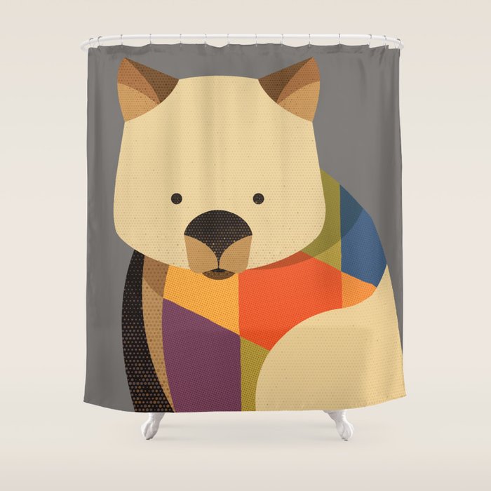 Wombat Shower Curtain Gallery Image 1