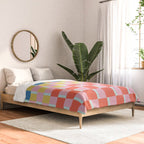 Colorful Checkerboard Comforter Gallery Image 2