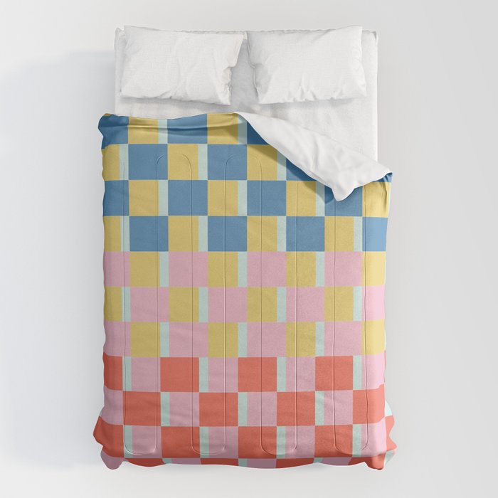 Colorful Checkerboard Comforter Gallery Image 6