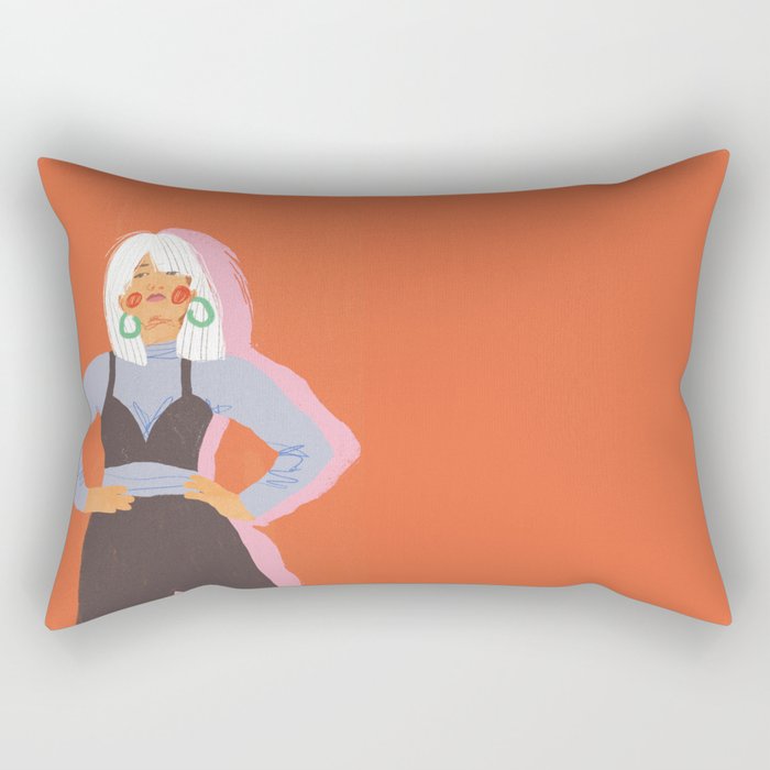 Womenâs Power Rectangular Pillow Gallery Image 2